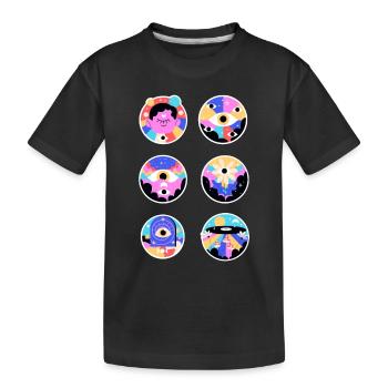 Bénévole pour la recherche psychédélique - T-shirt bio Premium Enfant - noir - Devant