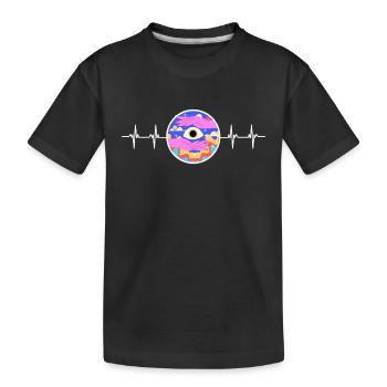 Bénévole pour la recherche psychédélique - T-shirt bio Premium Enfant - noir - Devant