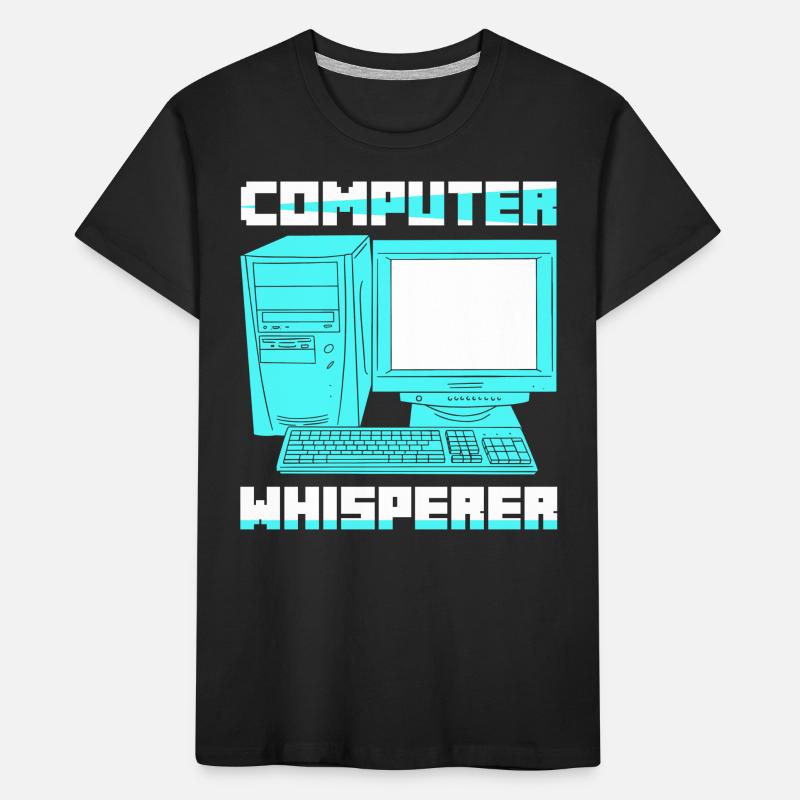 Computer Whisperer Software Coding Kinder Premium Bio T-Shirt