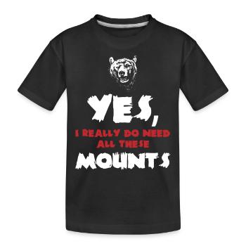 Taxidermie, Taxidermist, Erhaltung Von Tieren - Kinder Premium Bio T-Shirt - Schwarz - Vorne