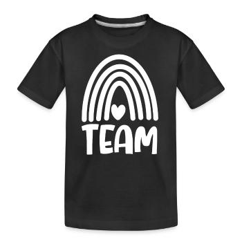 Équipe - T-shirt bio Premium Enfant - noir - Devant