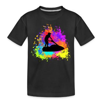 Jet ski - T-shirt bio Premium Enfant - noir - Devant
