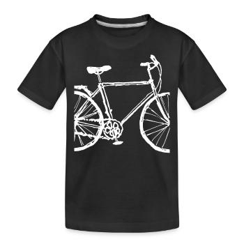 Bicyclette - T-shirt bio Premium Enfant - noir - Devant