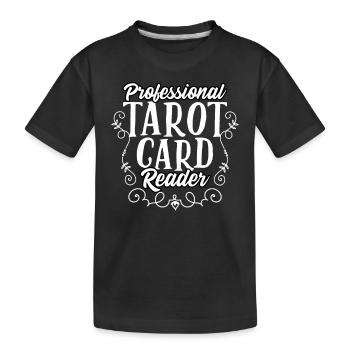 Impressionnant lecteur de carte de tarot professionnel pour le tarot - T-shirt bio Premium Enfant - noir - Devant