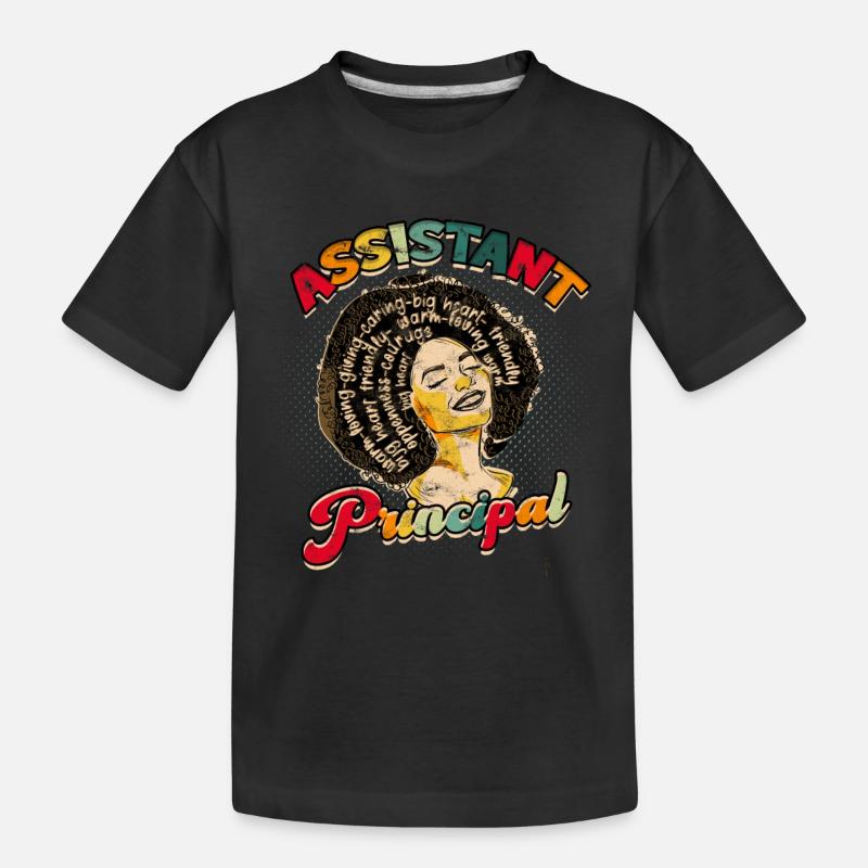 schulleiter stellvertretender schulleiter geschenk - Kinder Premium Bio T-Shirt - Schwarz