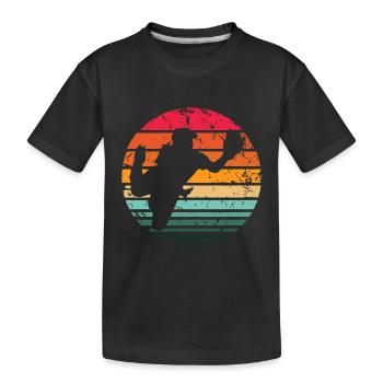 Baseball - Kinder Premium Bio T-Shirt - Schwarz - Vorne