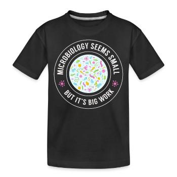 Microbiology, Organism, Biotechnology - Kids' Premium Organic T-Shirt - black - Front