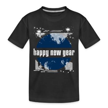 Bonne Année - T-shirt bio Premium Enfant - noir - Devant