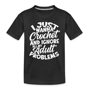 adulte humour adulte cadeau anniversaire ges - T-shirt bio Premium Enfant - noir - Devant