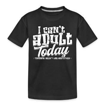 adulte humour adulte cadeau anniversaire ges - T-shirt bio Premium Enfant - noir - Devant