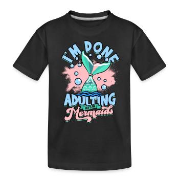 adulte humour adulte cadeau anniversaire ges - T-shirt bio Premium Enfant - noir - Devant