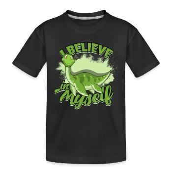 Cadeau d’idée cadeau Lochlochlochness - T-shirt bio Premium Enfant - noir - Devant