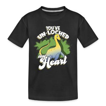 Cadeau d’idée cadeau Lochlochlochness - T-shirt bio Premium Enfant - noir - Devant