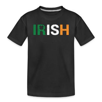 Irlande Proud Funny Clover Leprechaun Patriot - T-shirt bio Premium Enfant - noir - Devant