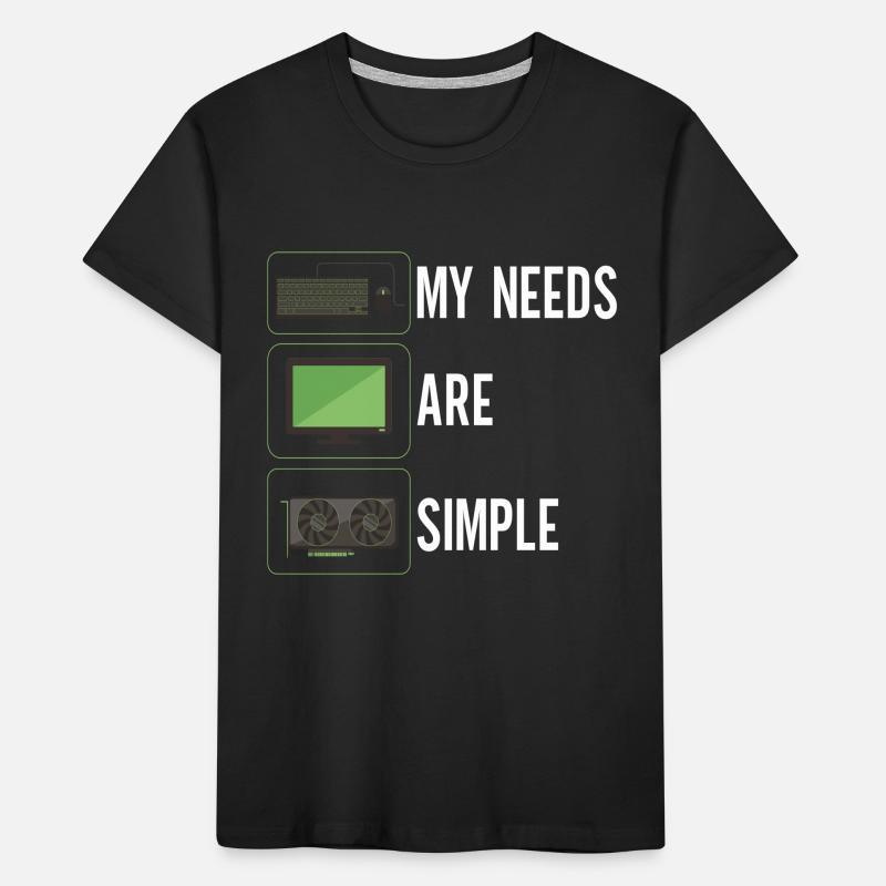 Programmer Computer Scientist Kids' Premium Organic T-Shirt