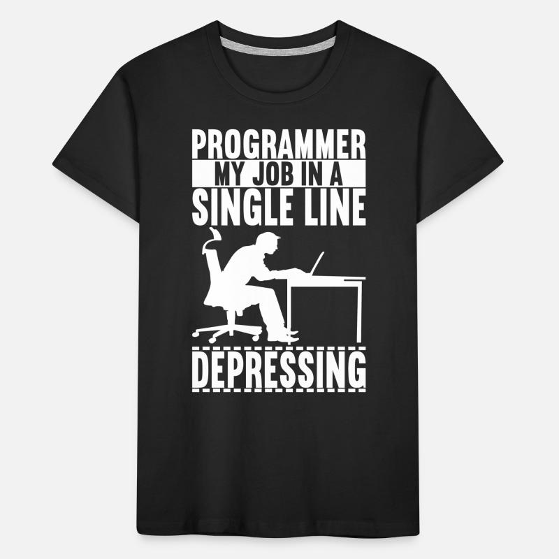 Programmer Computer Scientist Kids' Premium Organic T-Shirt