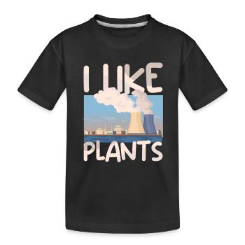 Nuclear Energy Radiation Nuclear Power Engineer - Kids' Premium Organic T-Shirt - black - Front