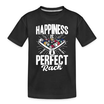 Billard Geschenkidee Billardspieler Pool Snooker - Kinder Premium Bio T-Shirt - Schwarz - Vorne