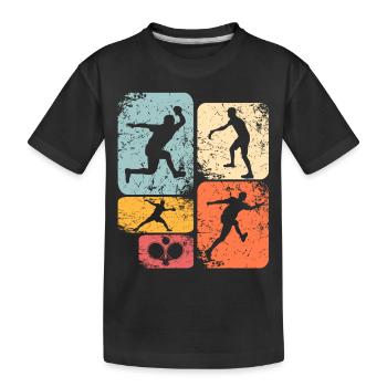 Ping-pong - T-shirt bio Premium Enfant - noir - Devant
