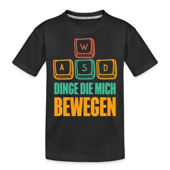 Pc Gamer Gaming - Kinder Premium Bio T-Shirt - Schwarz - Vorne