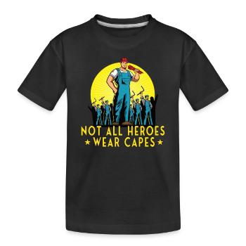 Plumber Master Plumber Repair pipes Pipe pliers - Kids' Premium Organic T-Shirt - black - Front