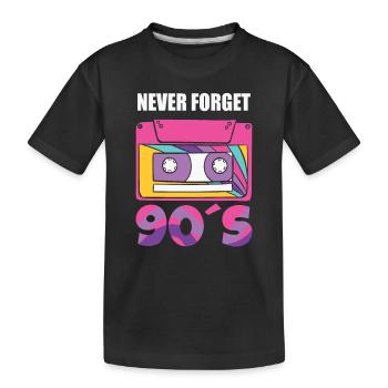 Cassette Type Vintage Cassette Retro Cassette Love - T-shirt bio Premium Enfant - noir - Devant