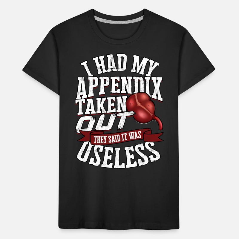 Appendix Operation Appendectomy Removal Kids' Premium Organic T-Shirt