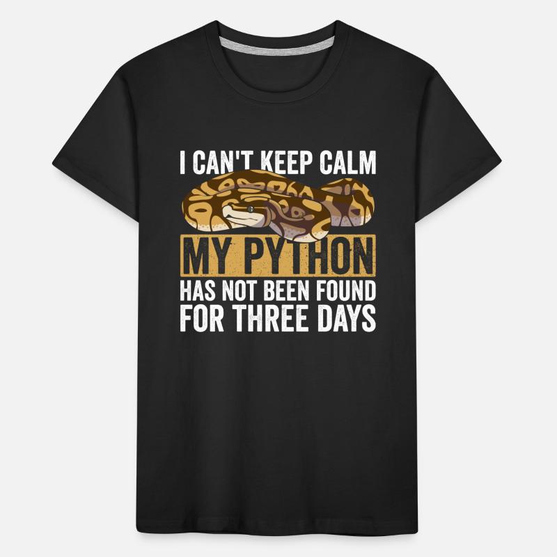 Königspython Bananenkugel Python Kinder Premium Bio T-Shirt
