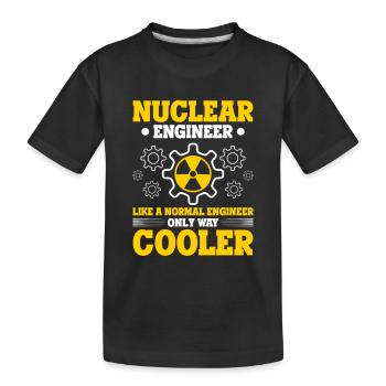 Médecine nucléaire Ingénieur nucléaire radioactif - T-shirt bio Premium Enfant - noir - Devant