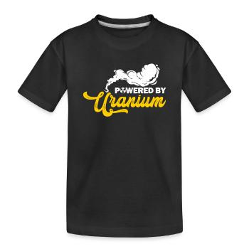 Médecine nucléaire Ingénieur nucléaire radioactif - T-shirt bio Premium Enfant - noir - Devant