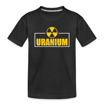 Médecine nucléaire Ingénieur nucléaire radioactif - T-shirt bio Premium Enfant - noir - Devant