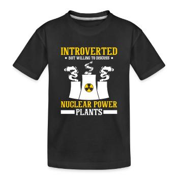 Médecine nucléaire Ingénieur nucléaire radioactif - T-shirt bio Premium Enfant - noir - Devant