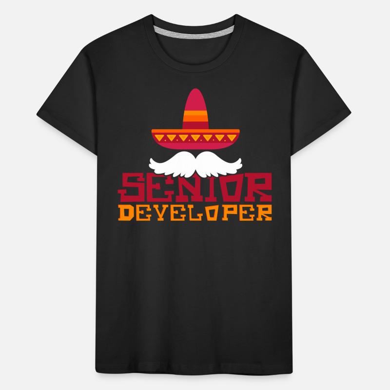 Senior Developer Programming Programmer Kids' Premium Organic T-Shirt
