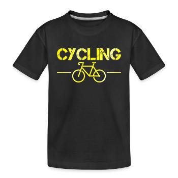 Bicyclette - T-shirt bio Premium Enfant - noir - Devant