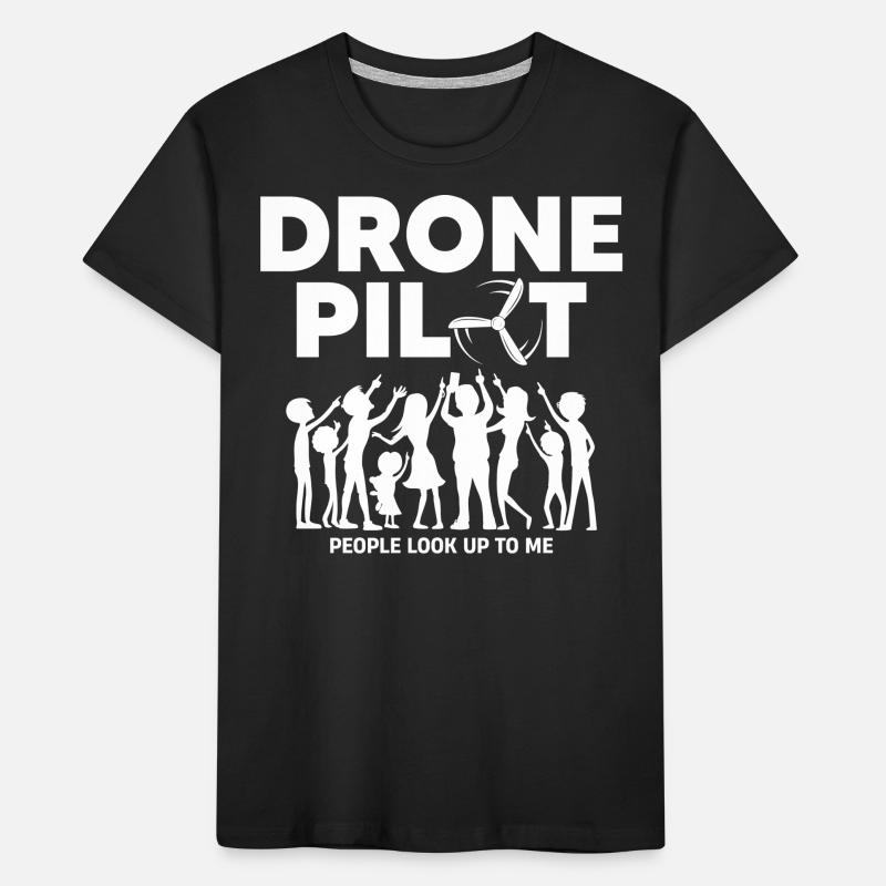 Drones, drones, drones volants T-shirt bio Premium Enfant
