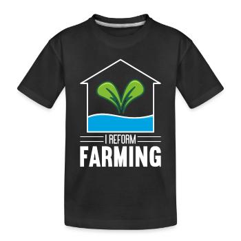 Hydroponie Jardinage intérieur Horticulture - T-shirt bio Premium Enfant - noir - Devant