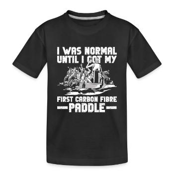 Drachenboot Und Drachenbootrennen - Kinder Premium Bio T-Shirt - Schwarz - Vorne