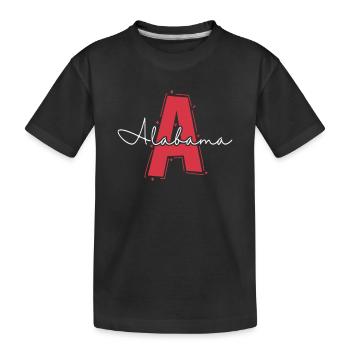 Alabama State États-Unis Amérique - T-shirt bio Premium Enfant - noir - Devant