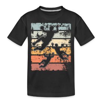 Handball Handballeur - T-shirt bio Premium Enfant - noir - Devant