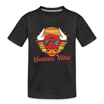 Tauromachie Summer Vibes Rodéo Clown Torero - T-shirt bio Premium Enfant - noir - Devant