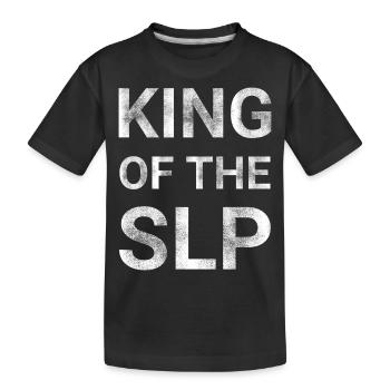 King Of The SLP - Kids' Premium Organic T-Shirt - black - Front