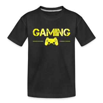 Jeu - T-shirt bio Premium Enfant - noir - Devant