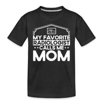 Radiology Radiologist Radiology Technician - Kids' Premium Organic T-Shirt - black - Front