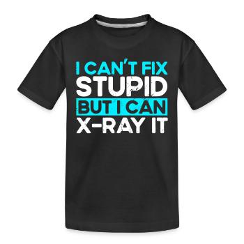 Radiology Radiologist Radiology Technician - Kids' Premium Organic T-Shirt - black - Front