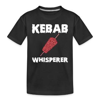 Kebab Chuchoteur - T-shirt bio Premium Enfant - noir - Devant