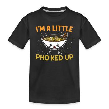 Je suis un peu pho’ked up Asie du Sud-Est Vietnam soupe - T-shirt bio Premium Enfant - noir - Devant