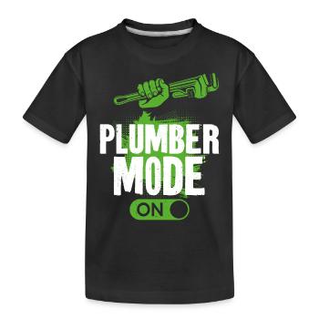 Plombier Plombier Plombier Vintage Plombier - T-shirt bio Premium Enfant - noir - Devant