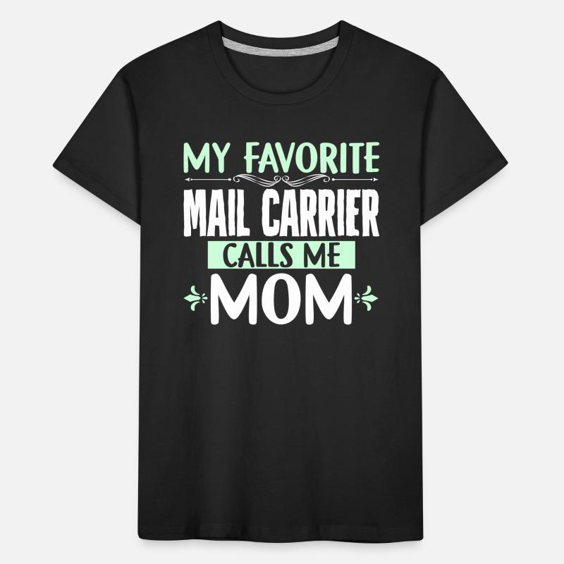Mutter Bester Postbeförderer Sohn Kinder Premium Bio T-Shirt