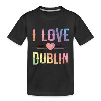 J’adore Dublin - T-shirt bio Premium Enfant - noir - Devant