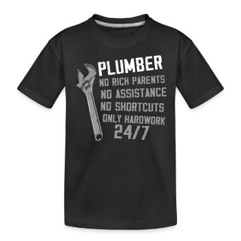 Plombier Plombier Plombier Vintage Plombier - T-shirt bio Premium Enfant - noir - Devant